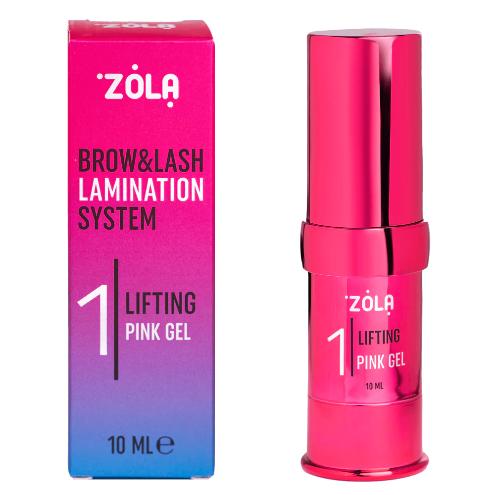 Zola Cosmetics - Eyelash & Eyebrow Lamination Colour Lab #1 Pink Lifting Gel 10ml