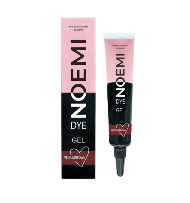 Noemi - Medium Brown - New Formula - Hybrid Liquid Brow Dye (GEL)
