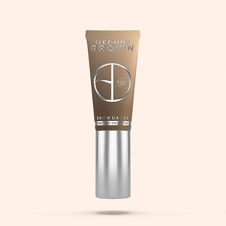 Brow Daddy - Hybrid Tint (PPD frei) - Mittelbraun 15ml
