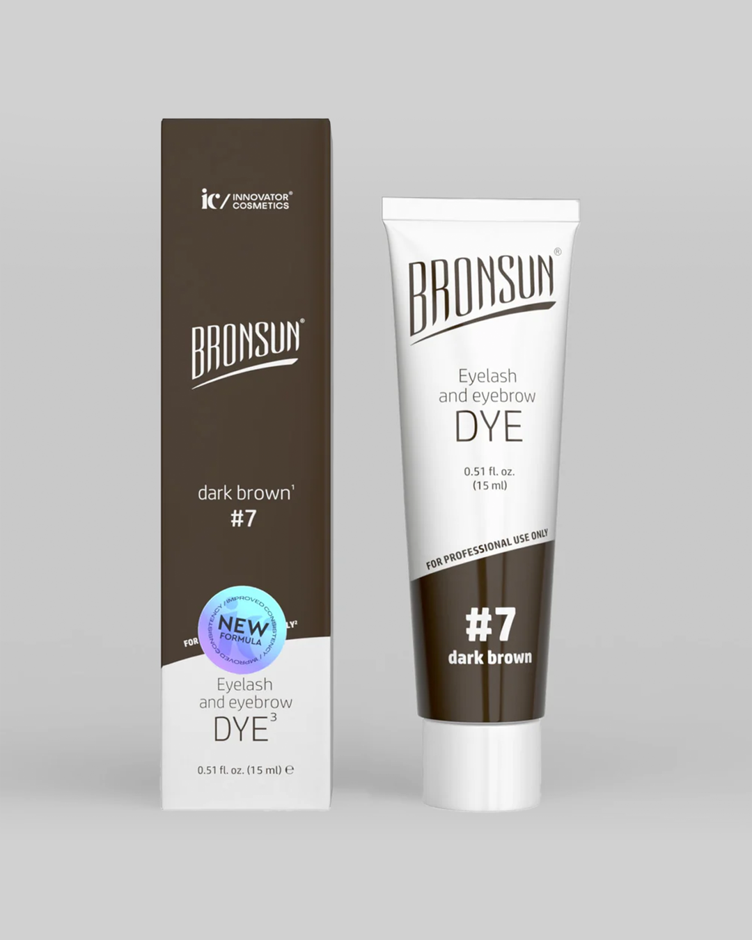 Bronsun - Gel Tinte para Pestañas y Cejas - Marrón Oscuro - 15ml