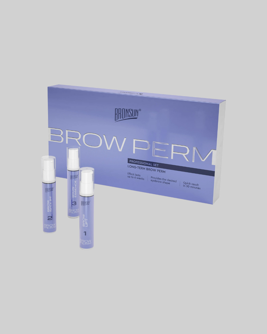 Bronsun - Lamination des sourcils - Kit complet - 3x10ml