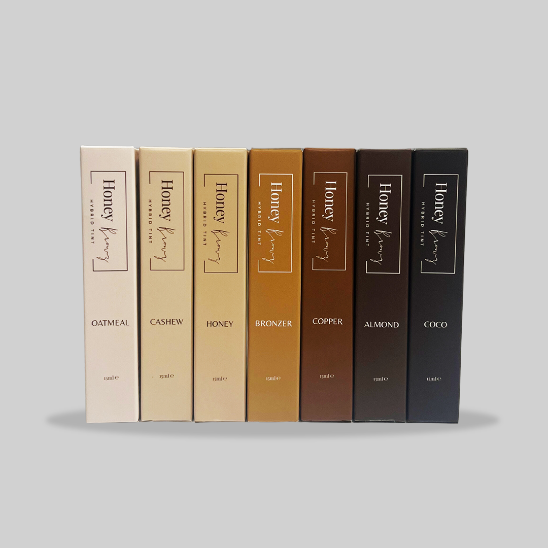 Honey Brow - Hybrid Tint - Set complet 7x15ml