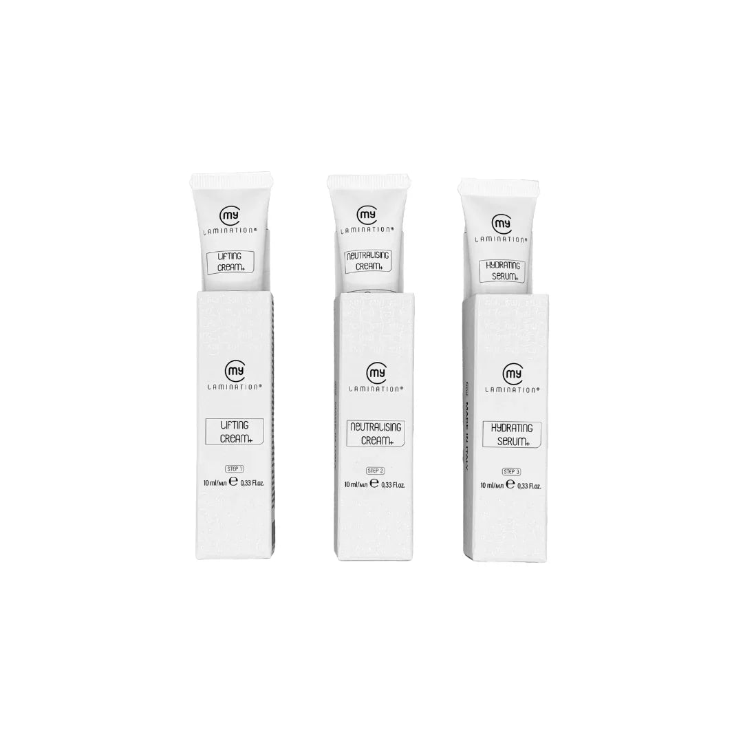 My Lamination - Kit in tubetto per la laminazione di ciglia e sopracciglia - 3 x 10 ml