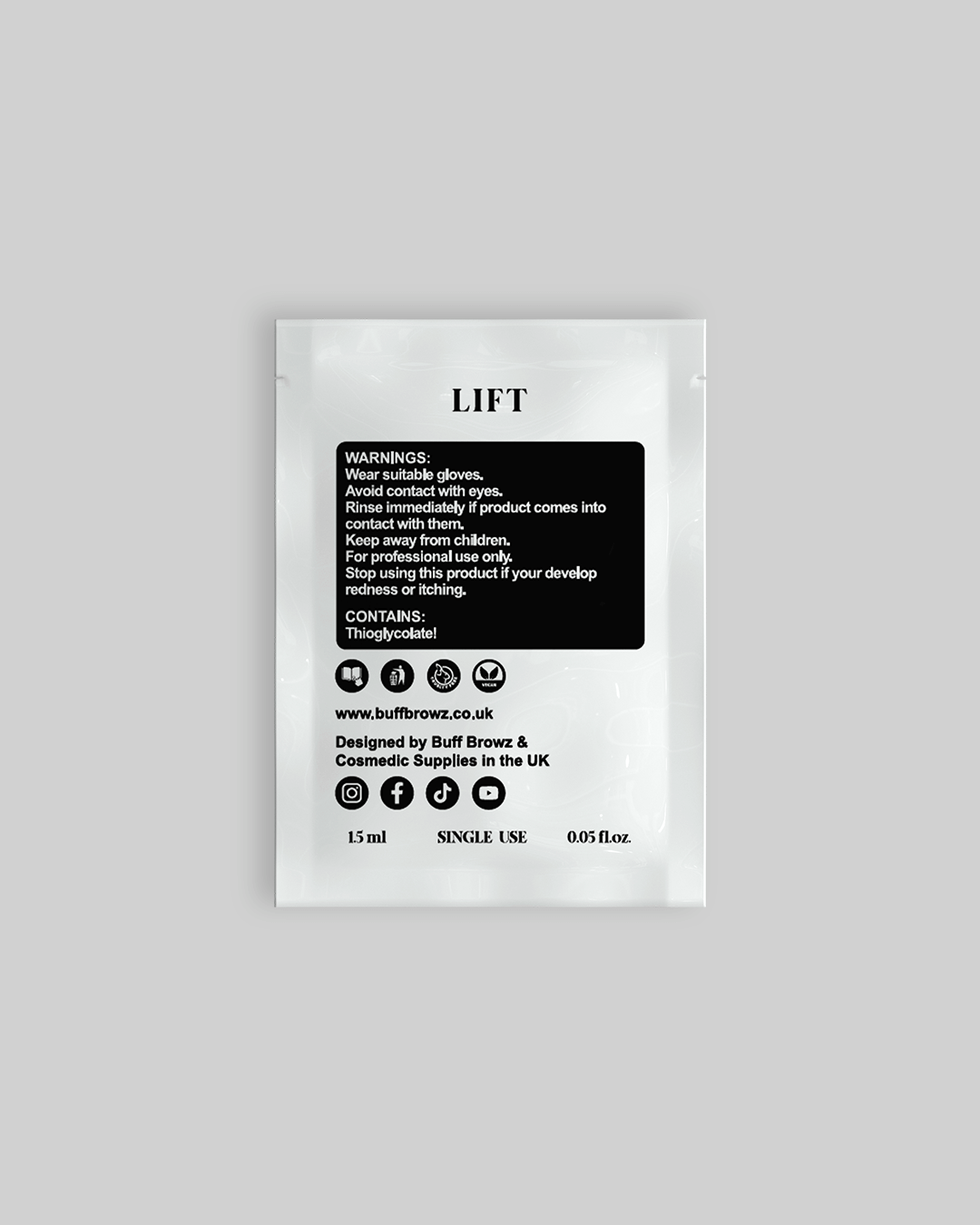 Kit per la laminazione del sopracciglio TGA - Fase 1 - 10 bustine