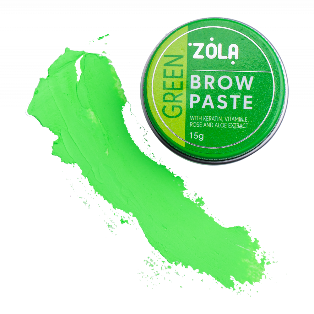 Zola Cosmetics - Groene wenkbrauwpasta 15g