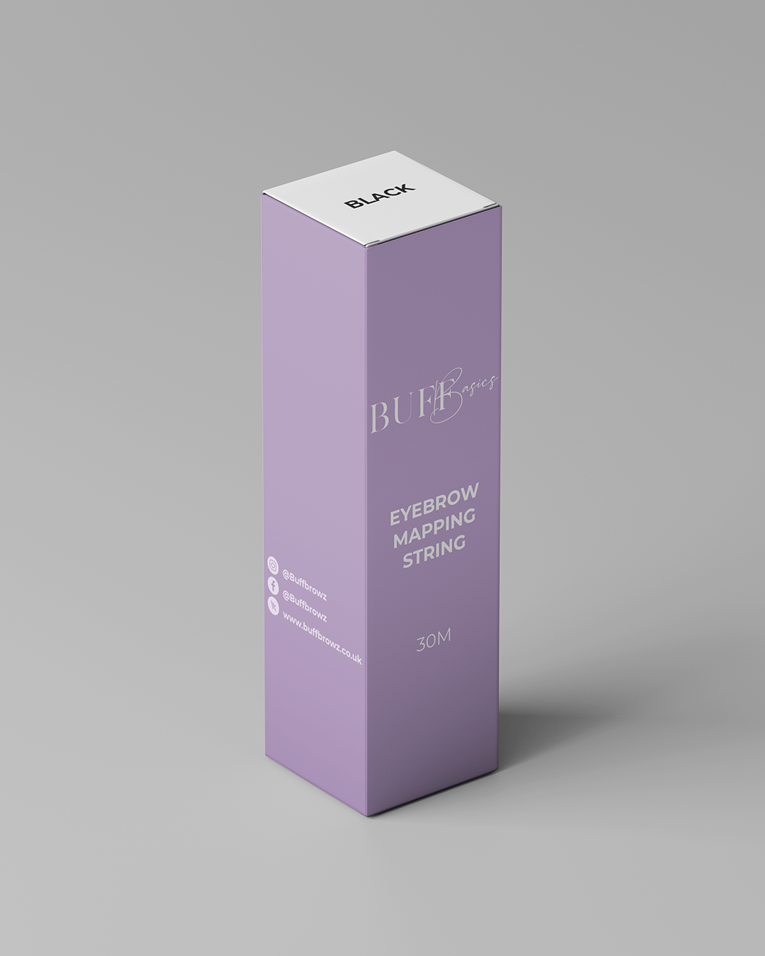 Buff Basics - Zwart Mapping String - 30 Meter