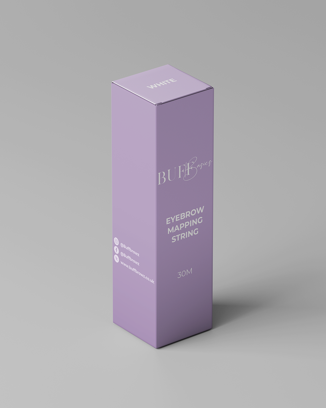 Buff Basics - Wit afzetkoord - 30 meter