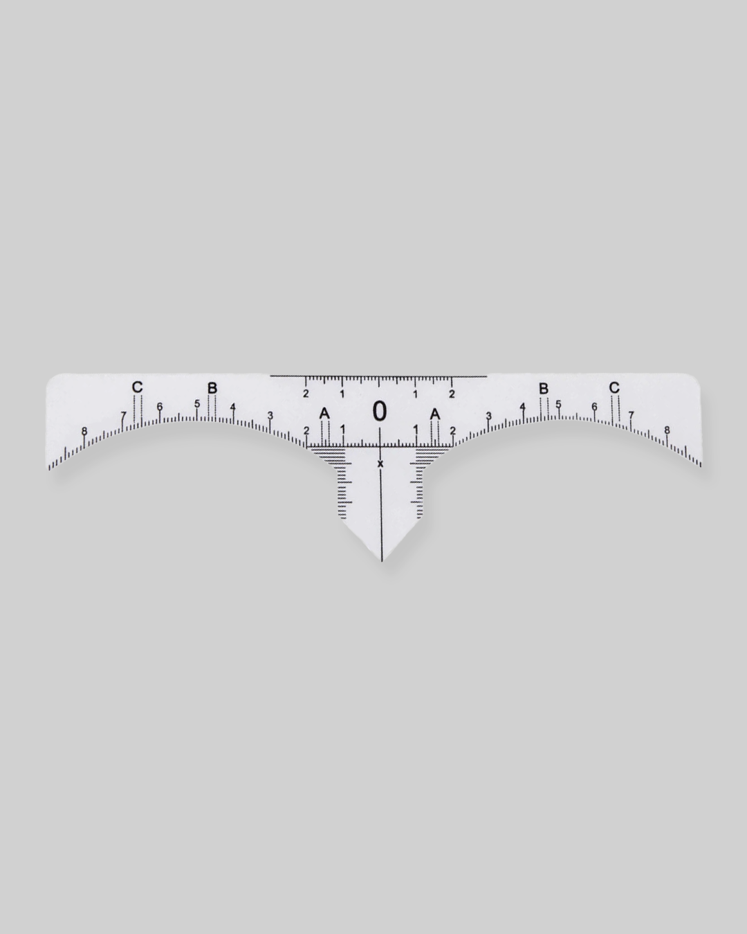 Buff Basics - Wenkbrauw Mapping Liniaal Stickers Met Doos - 50st
