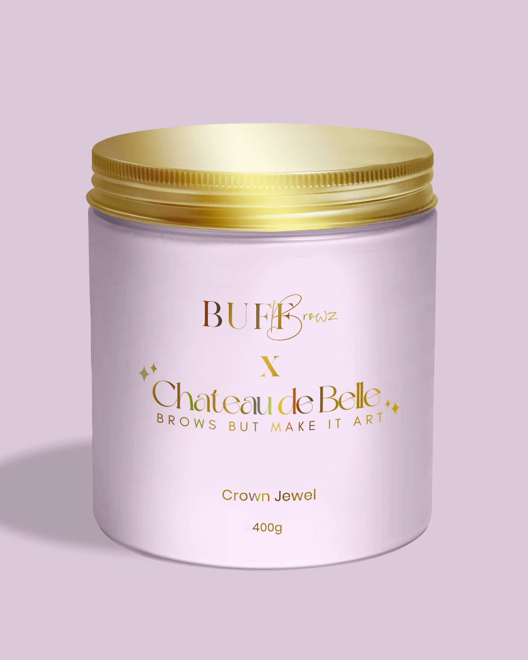 BUFF BROWZ X CHÂTEAU DE BELLE - "Wenkbrauwen Maar Maak Het Kunst" x Jelly Maskers - Volledige Collectie