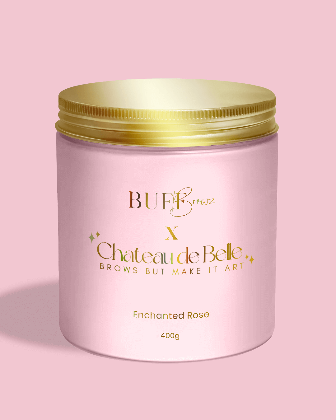 BUFF BROWZ X CHÂTEAU DE BELLE - "Wenkbrauwen Maar Maak Het Kunst" x Jelly Maskers - Volledige Collectie