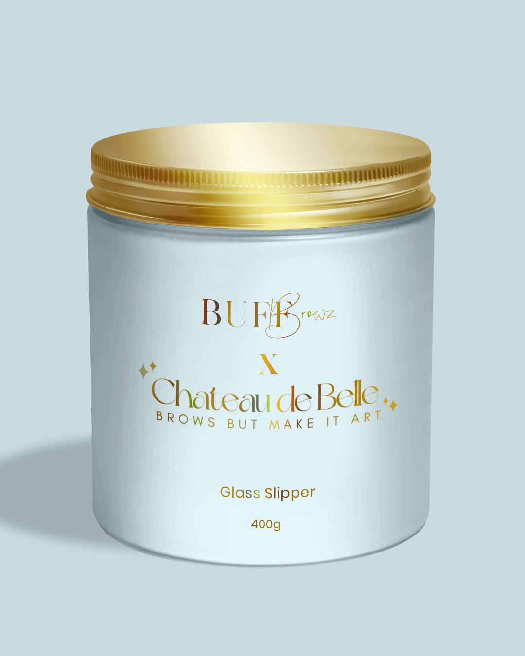 BUFF BROWZ X CHÂTEAU DE BELLE - "Wenkbrauwen Maar Maak Het Kunst" x Jelly Maskers - Volledige Collectie