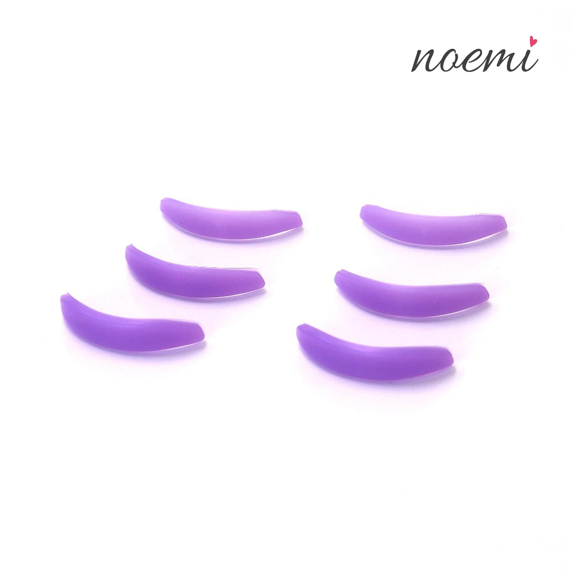 Noemi - Bottom Lash Lifting Pads (3 pairs) - Purple