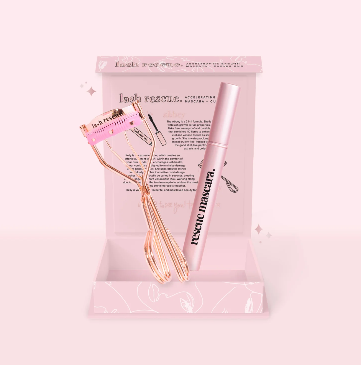 Lash Rescue - Mascara en krultangdoos