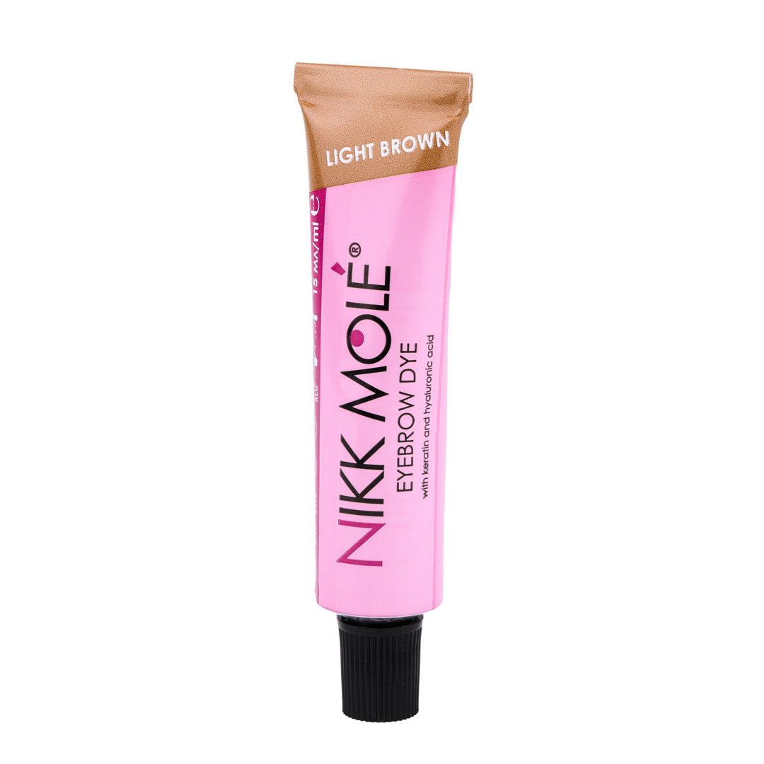 Nikk Mole - Augenbrauen- und Wimpernfärbemittel - Hellbraun 15ml