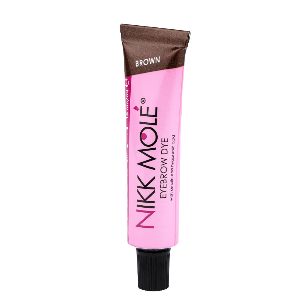 Nikk Mole - Augenbrauen- und Wimpernfärbemittel - Braun 15ml