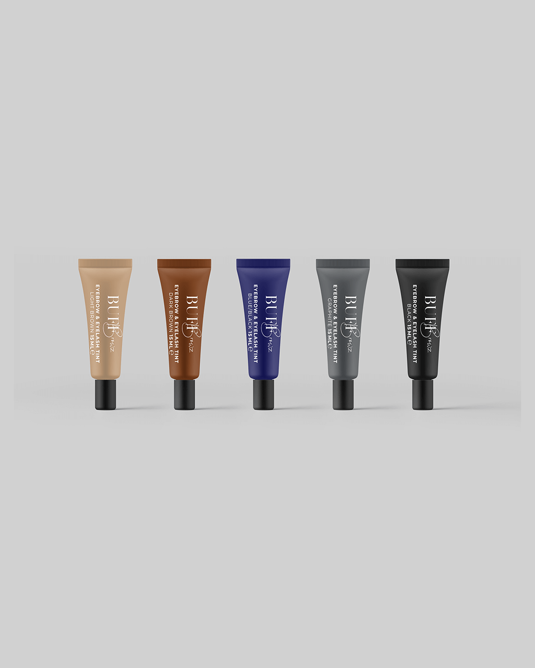 Vollständige Kollektion - Brauen- und Wimpernfarbe - 5x15ml