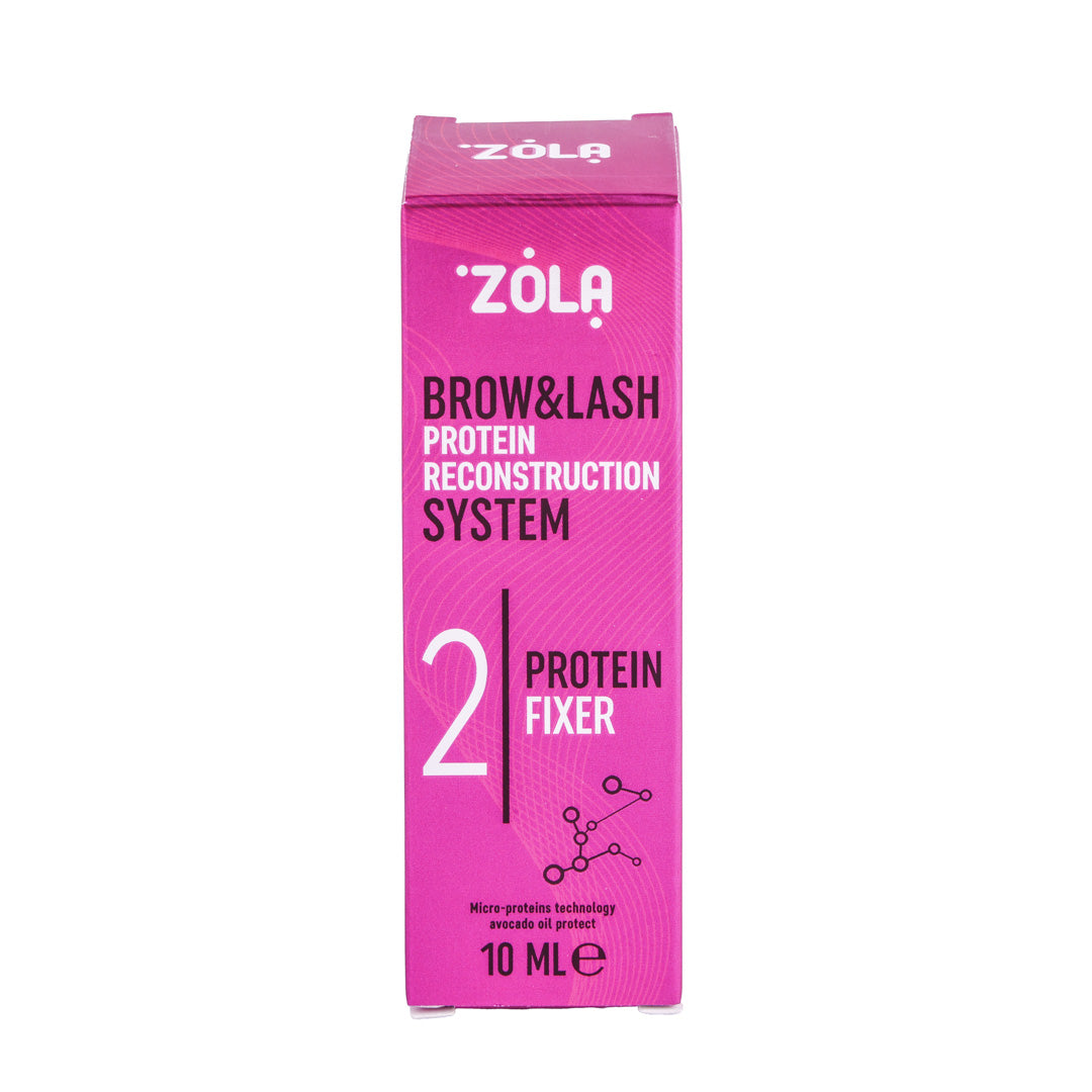 Zola Cosmetics - Augenbrauen- und Wimpernprotein Wiederaufbau #2 Protein Fixer 10ml
