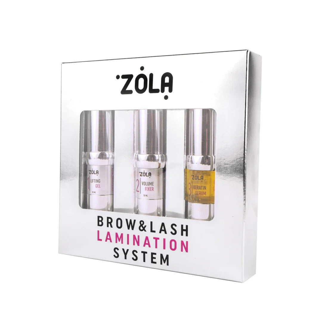 Zola Cosmetics - Wimpern- und Augenbrauenkorrektur-Set 3 x 10ml