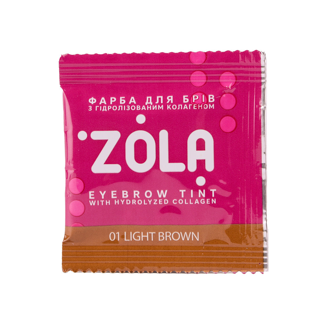 Zola Cosmetics - Augenbrauenfärbung Sachet - Hellbraun 5ml