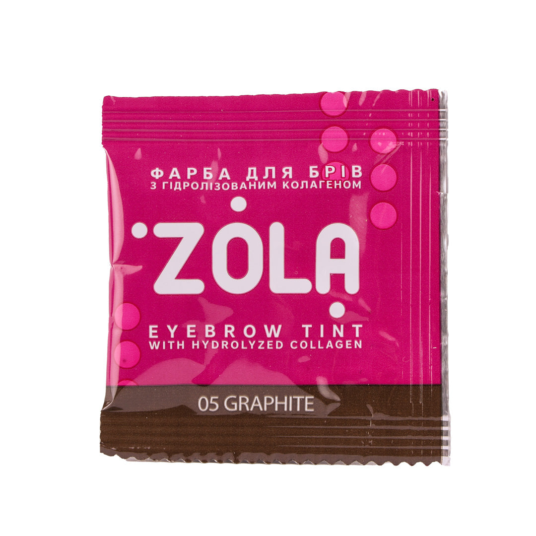 Zola Cosmetics - Augenbrauenfärbung Sachet - Graphit 5ml