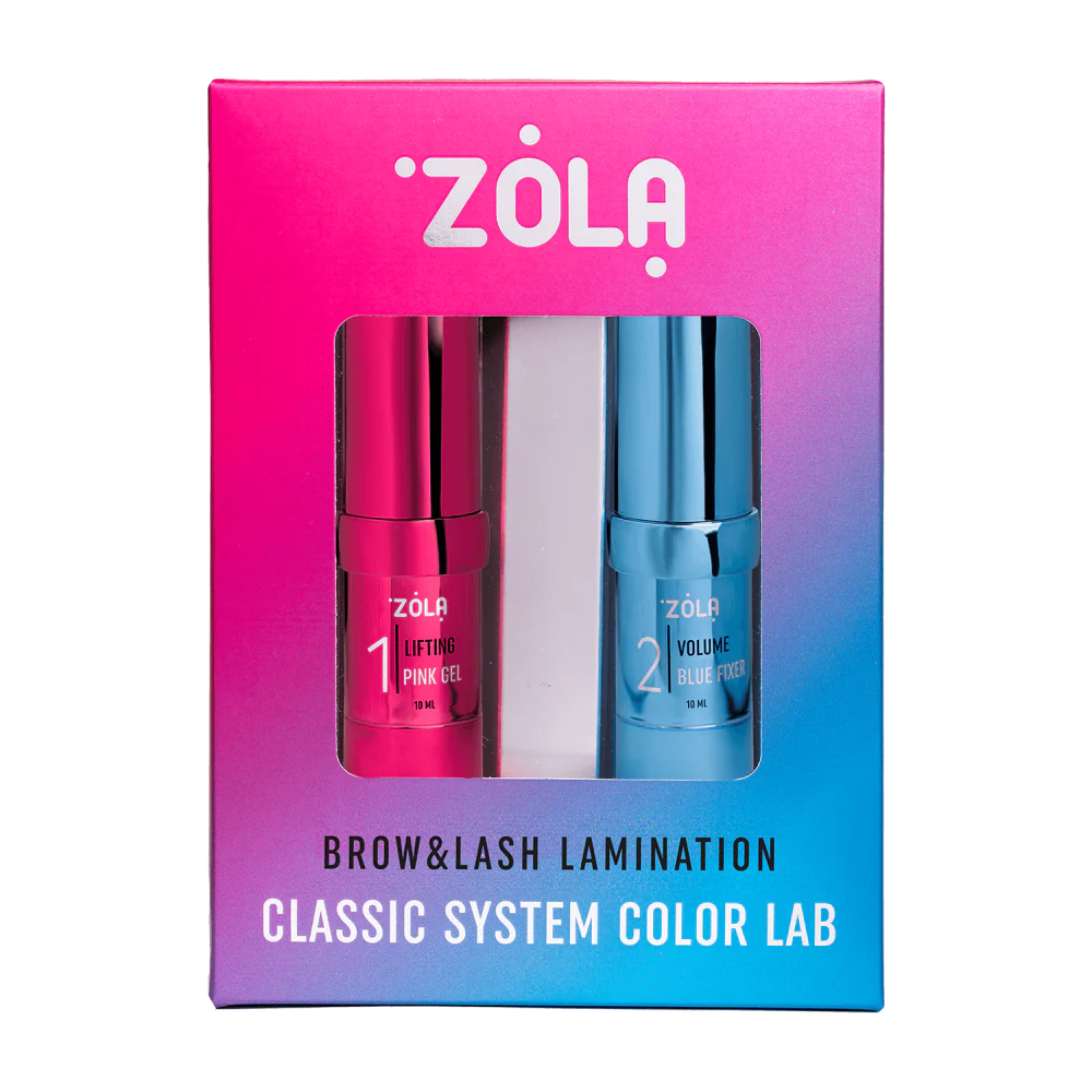 Zola Cosmetics - Kit de Laboratorio de Color para Laminación de Pestañas y Cejas 2 x 10ml