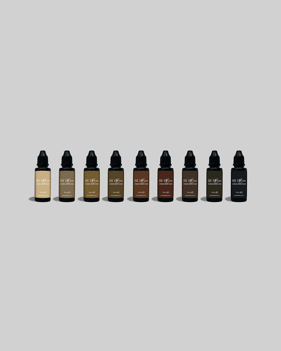 Hybrid Brow Stain - Kit complet - 9x15ml
