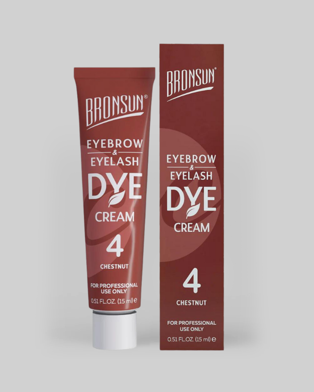 Bronsun - Crema colorante per ciglia e sopracciglia - Castagno - 15ml