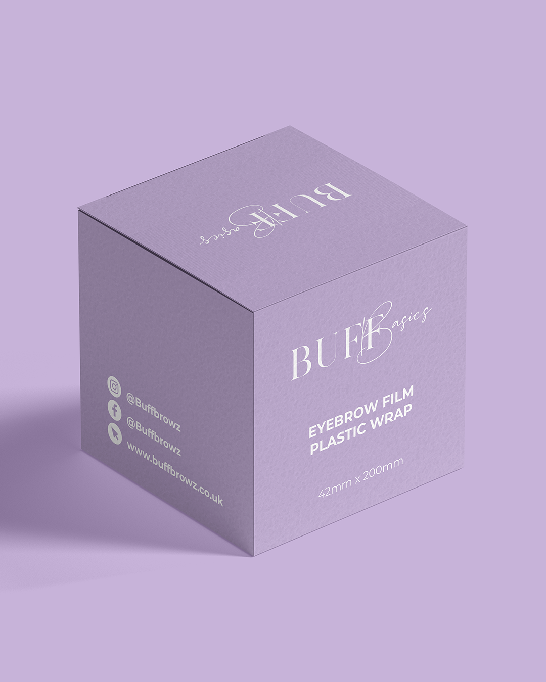 Buff Basics - Wenkbrauw Plastic Cling Wrap Houder & Knipper