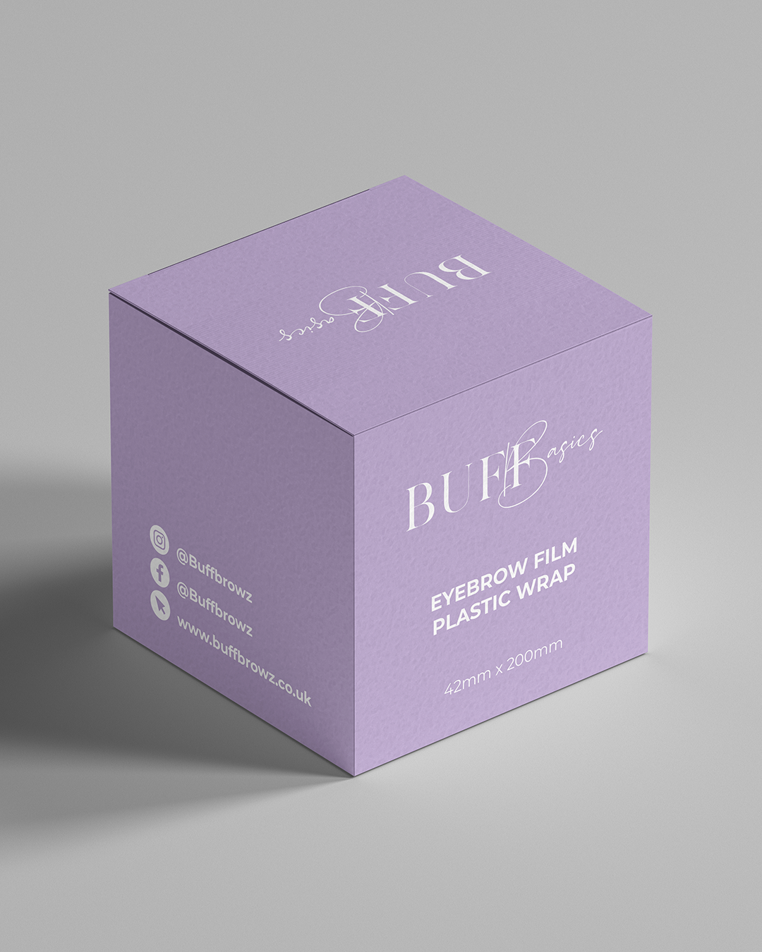 Buff Basics - Wenkbrauw Plastic Cling Wrap Houder & Knipper