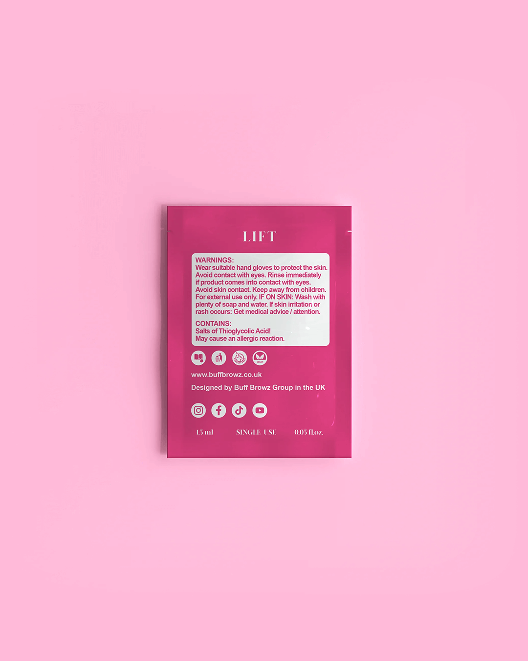 Wimperlift Kit - Stap 1 - 10 Zakjes