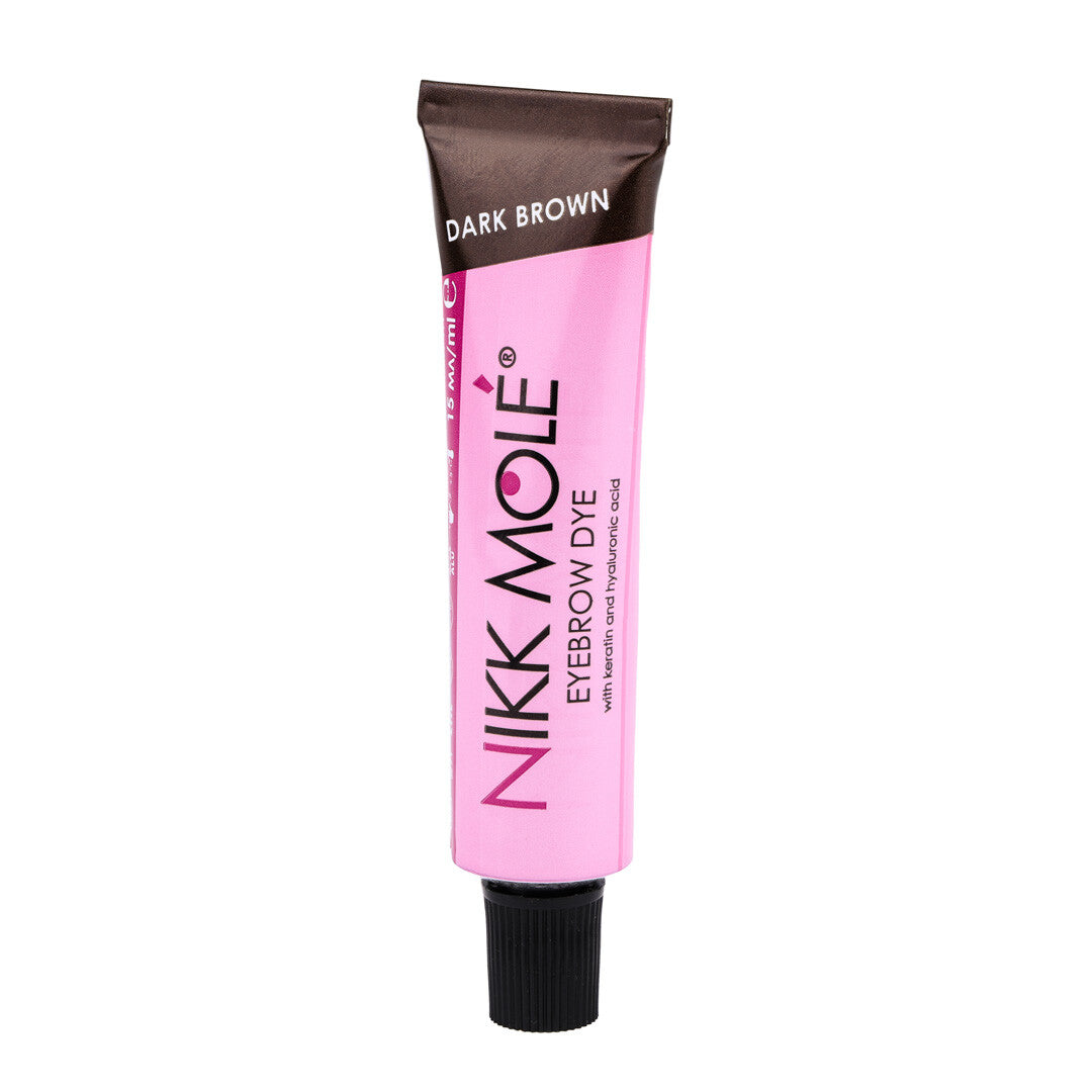 Nikk Mole - Wenkbrauw & Wimperverf - Donkerbruin 15ml